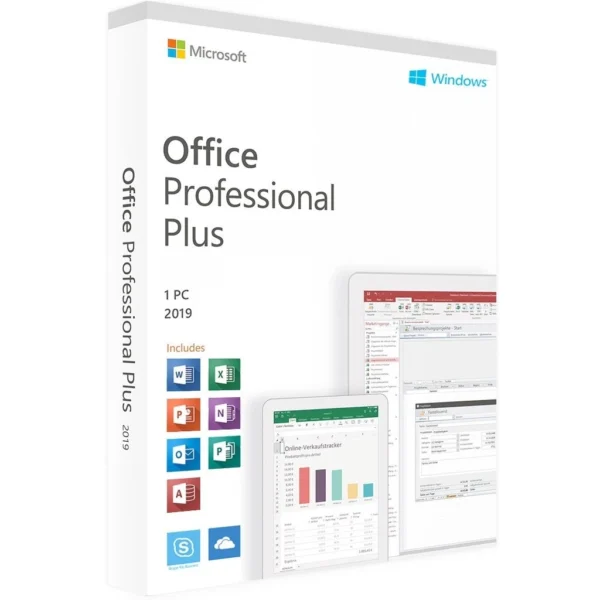 Microsoft office 2019 professional plus 1pc